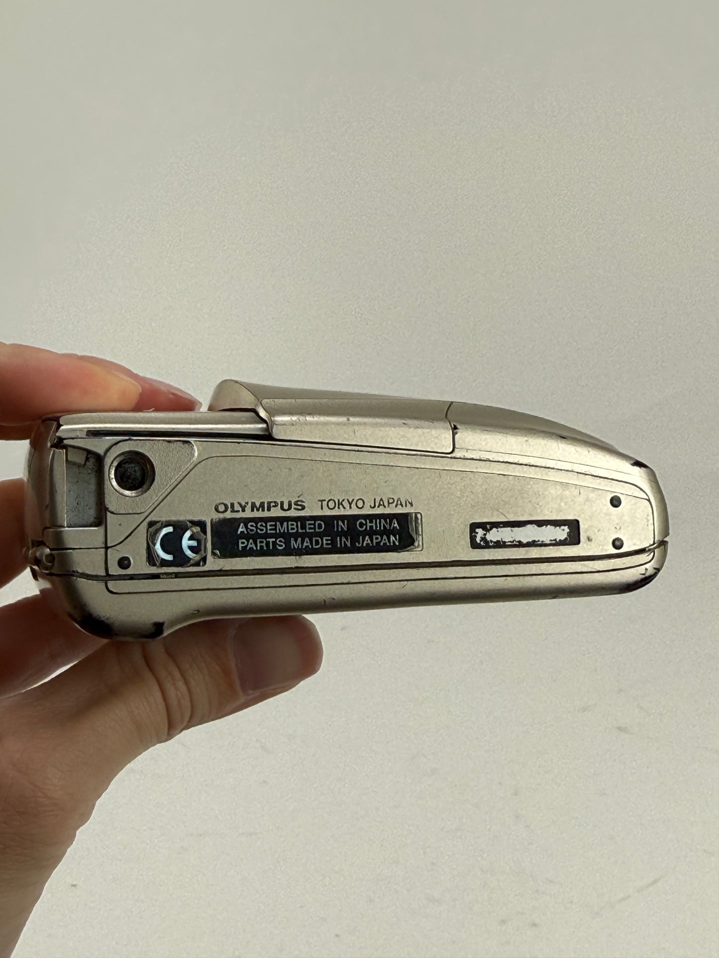 Olympus Stylus Epic DLX MJU II 35mm point and shoot p&s film camera 35mm f2.8 chrome/silver