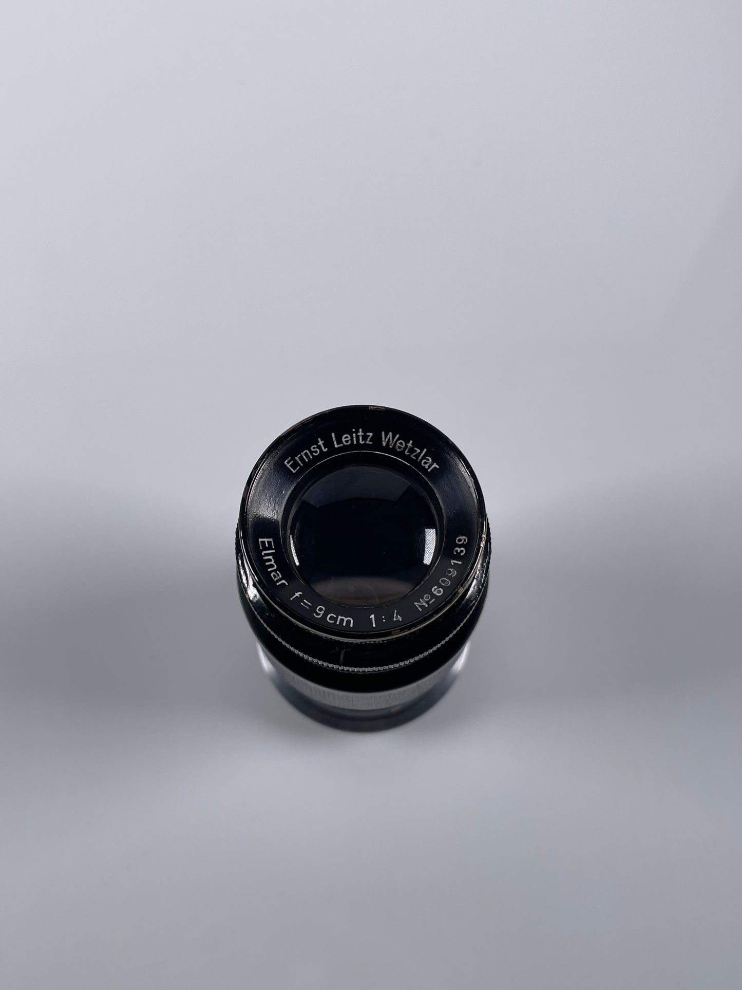 Leica Elmar 90mm 9cm f4 Black Ltm screwmount lens