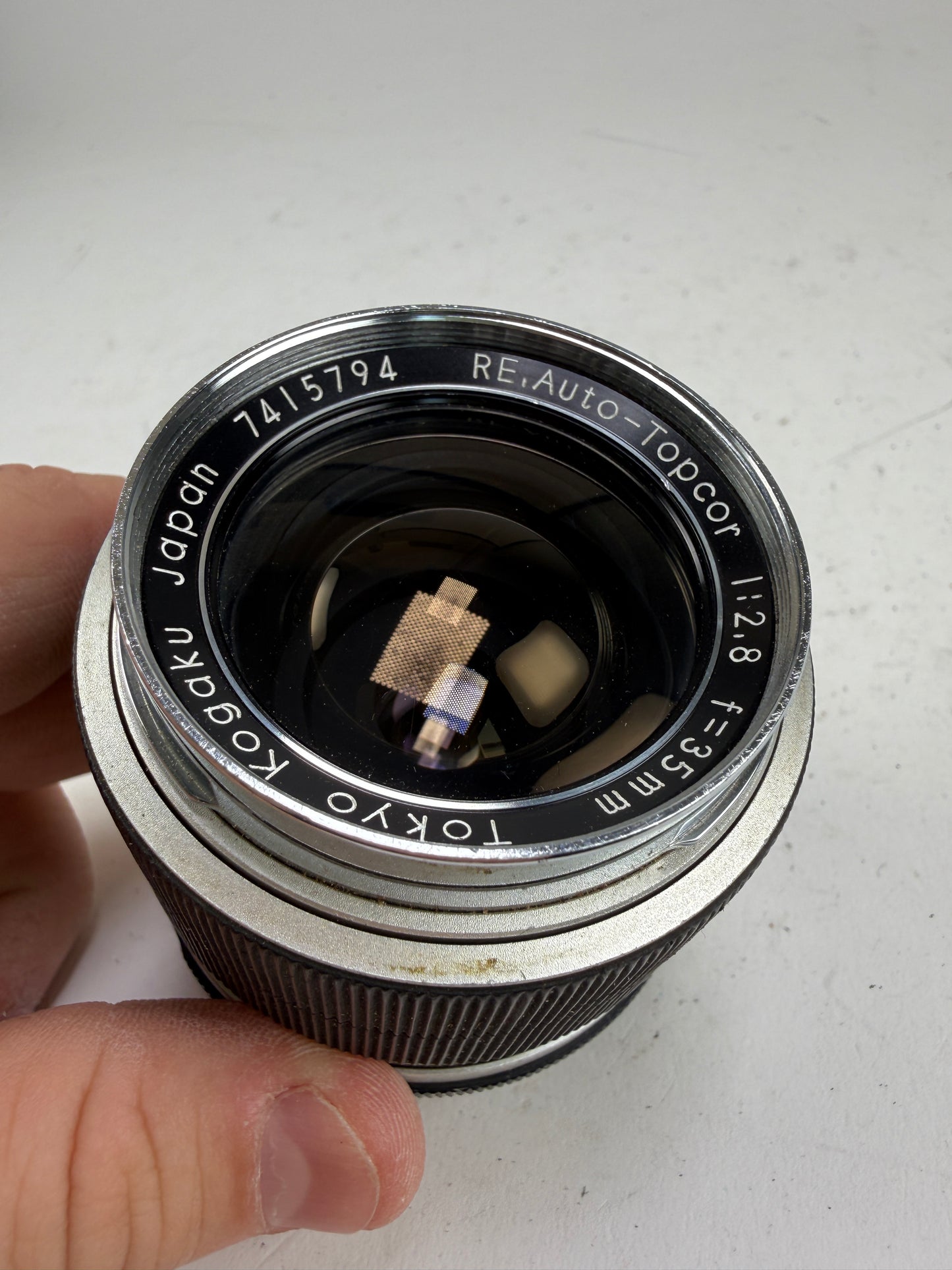 Topcon RE Auto-Topcor 35mm f2.8 Silver Lens