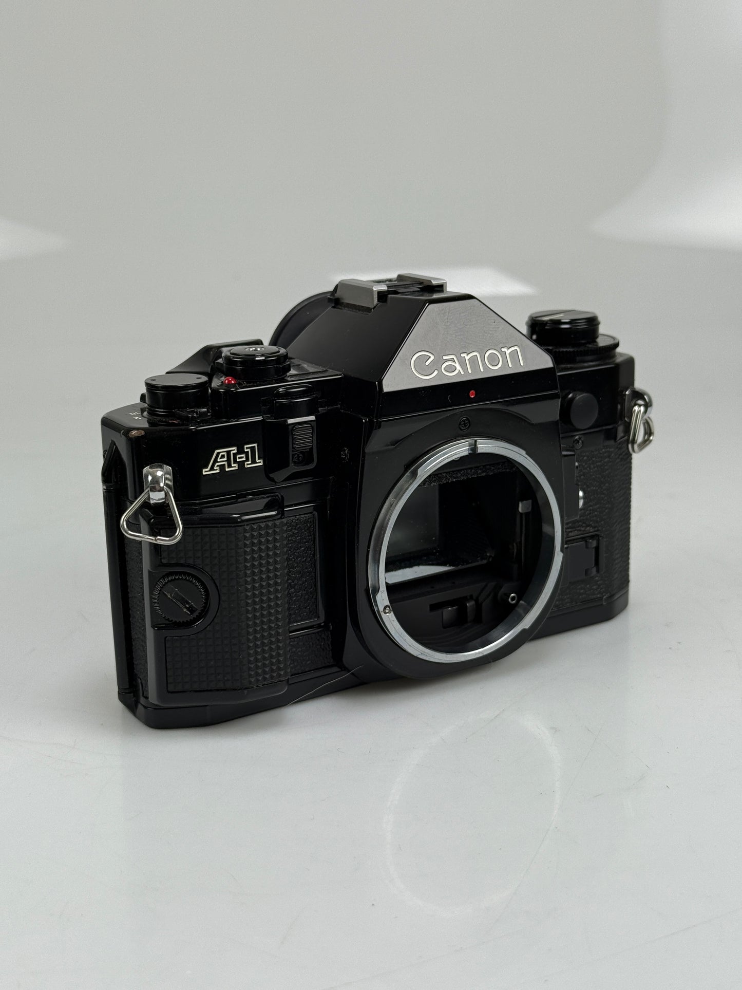 Canon A-1 A1 35mm SLR Film Camera Body Black with 50mm f1.8 FD Kit