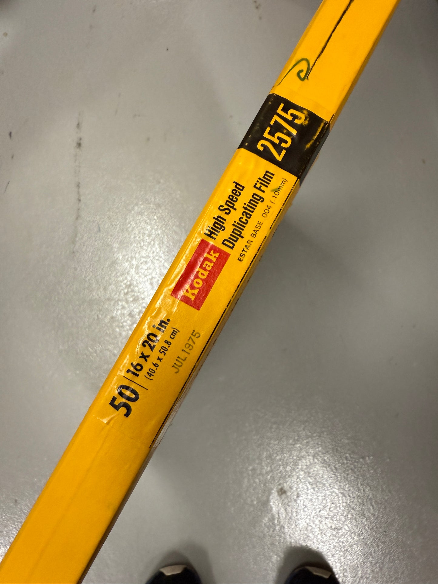 Expired 16x20 RARE KODAK high speed duplicating Large Format Film 50 Sheets 2575