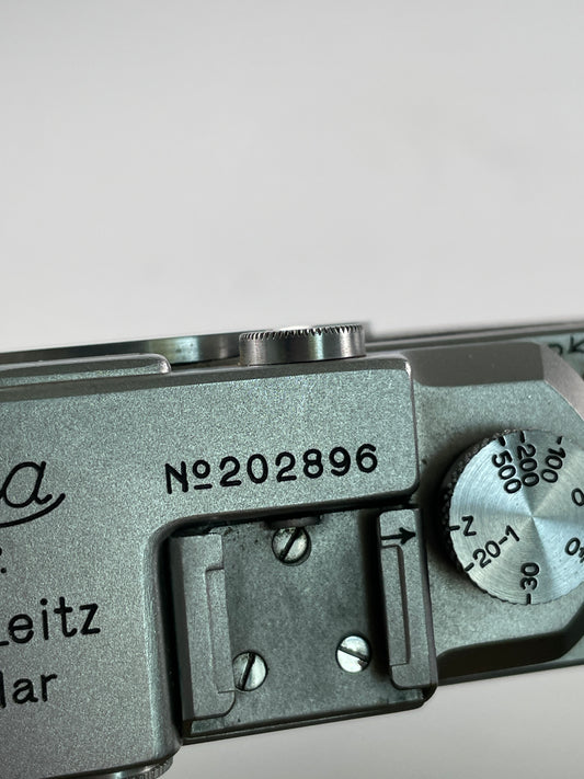 Leica II Model D 35mm Film Rangefinder Chrome Camera Body