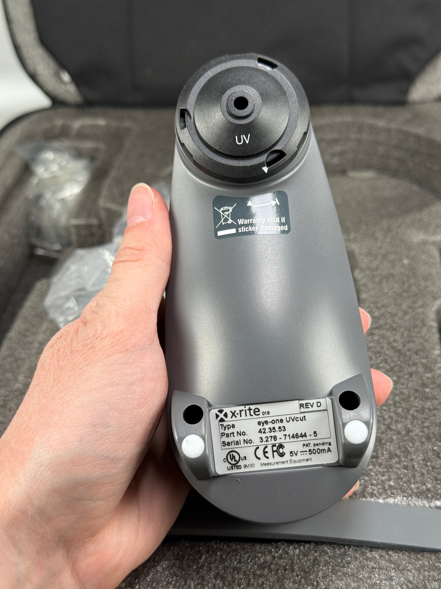 EFI ES-1000 Xrite Eye-One UVcut Spectrophotometer w/ Accessories