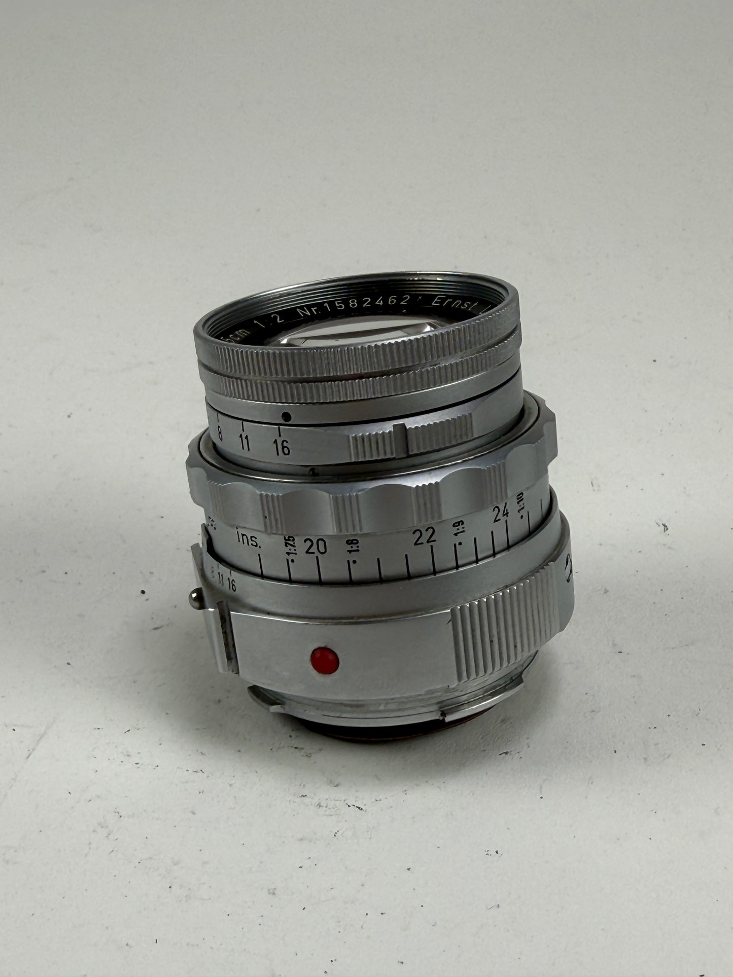 Leica Leitz Wetzlar Summicron-M 50mm F2 Dual Range DR f2 Lens Rigid