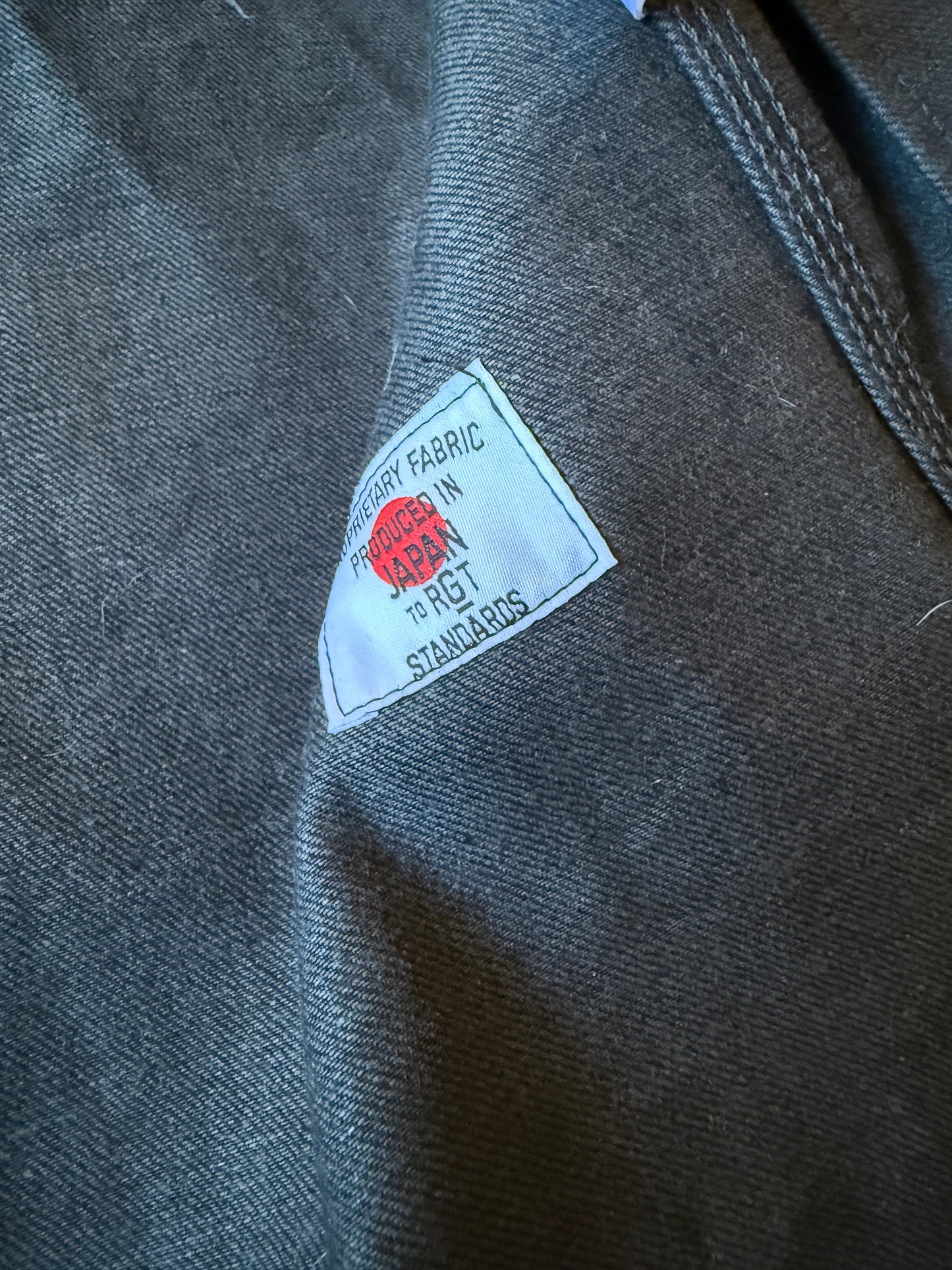 Rogue Territory RGT Japanese Black Denim Service Shirt Jacket $295 – Large