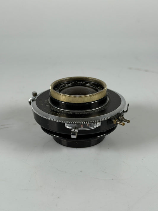 Goerz Golden Gold Rim Dagor 8 1/4" 210mm F6.8 Lens in #1 Shutter