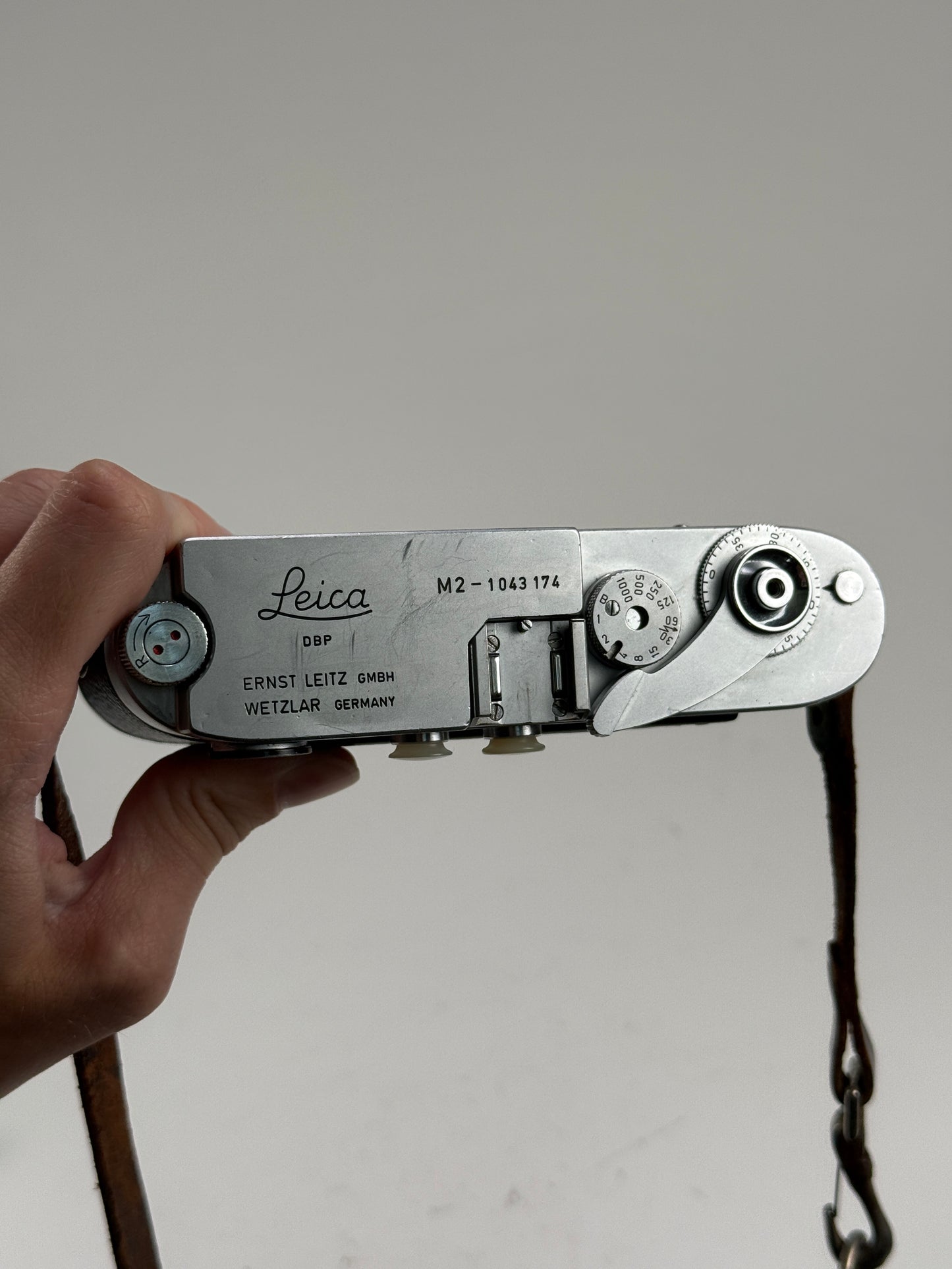Leica M2 Self Timer Chrome 35mm rangefinder film camera body DAG CLA