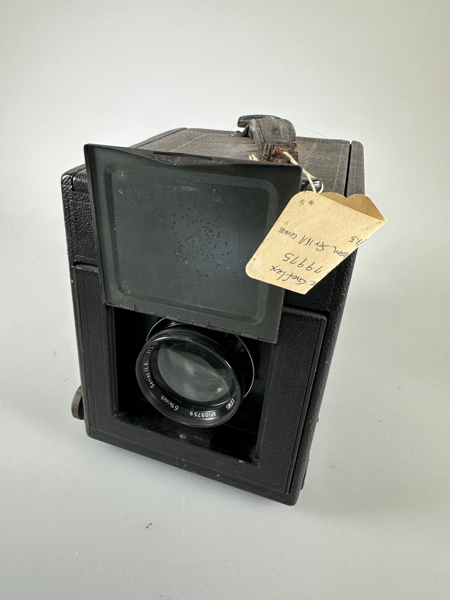 Graflex RB Tele 3x4 camera with Cooke Taylor Hobson series II A 6 1/4 inch f3.5