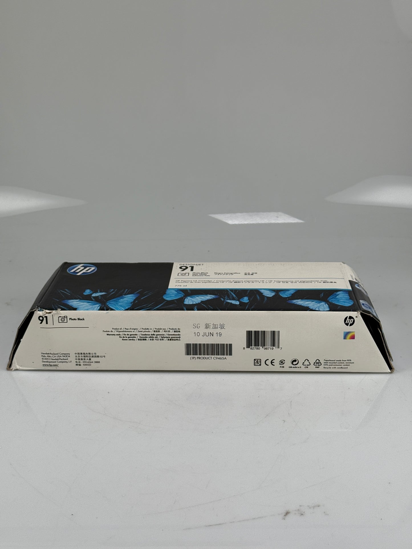 HP 91 C9465A Photo Black Ink Cartridge 775ml (Sealed, Exp 06/2019)