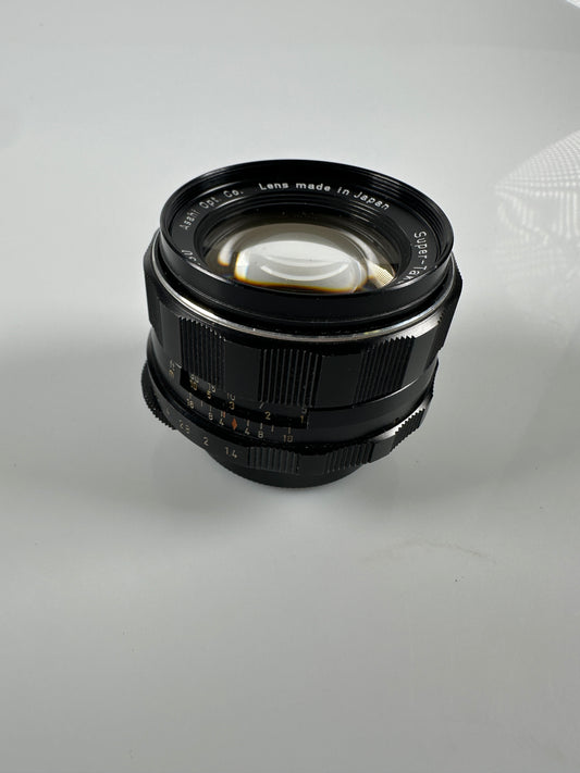 Pentax 50mm F/1.4 M42 8 elements Asahi Super Takumar Lens