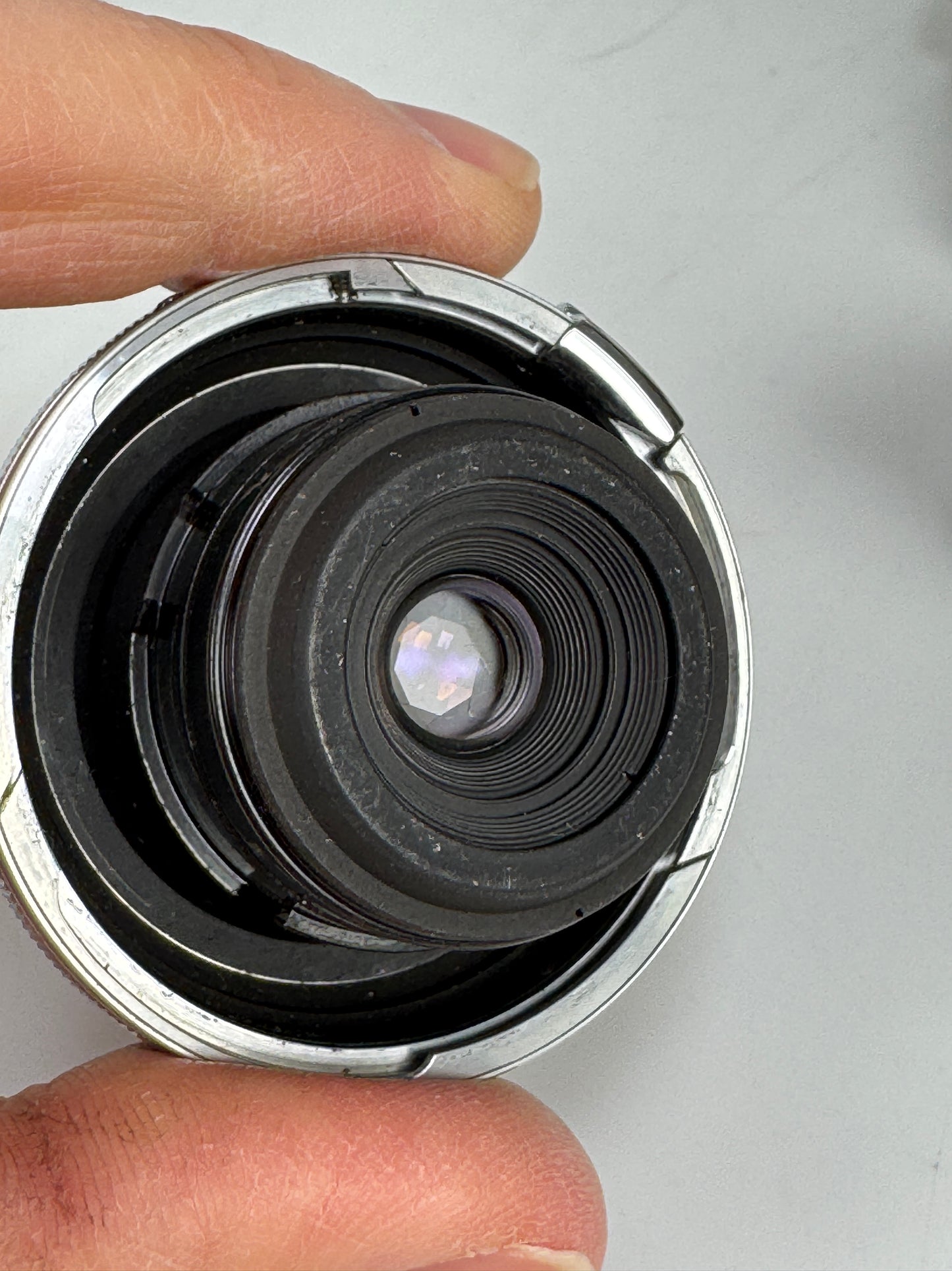 Nikon Nippon Kogaku W-Nikkor Black 2.5cm 25mm F4 Lens S Mount w/ case, finder, hood, etc