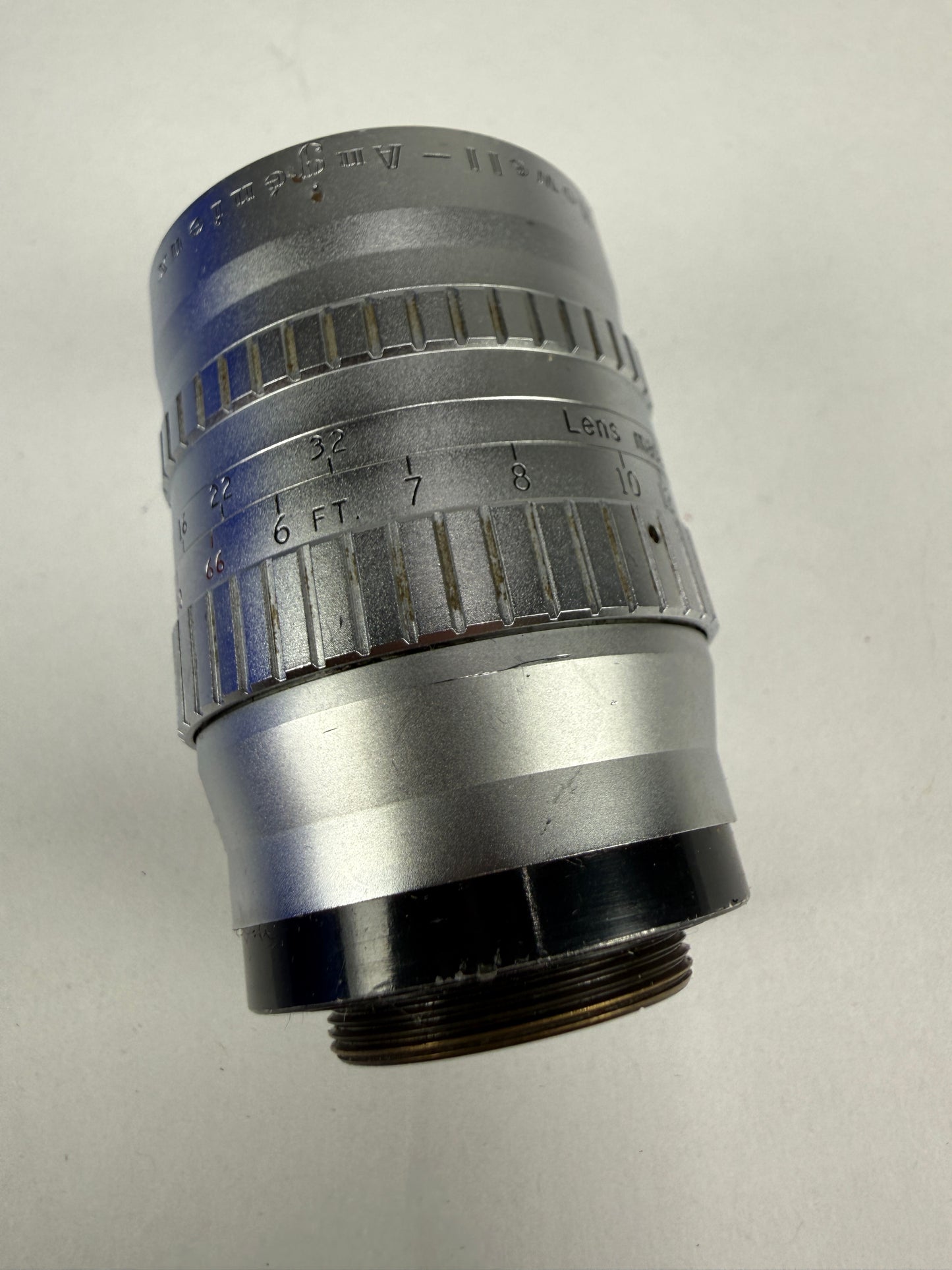 B&H Angenieux 3 Inch 75mm F2.5 C Mount Lens Camera Adapt M4/3 BMPCC Bolex