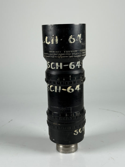 General Scientific Miltar EFL 6" 152mm f3.5 T3.7 Bell & Howell V