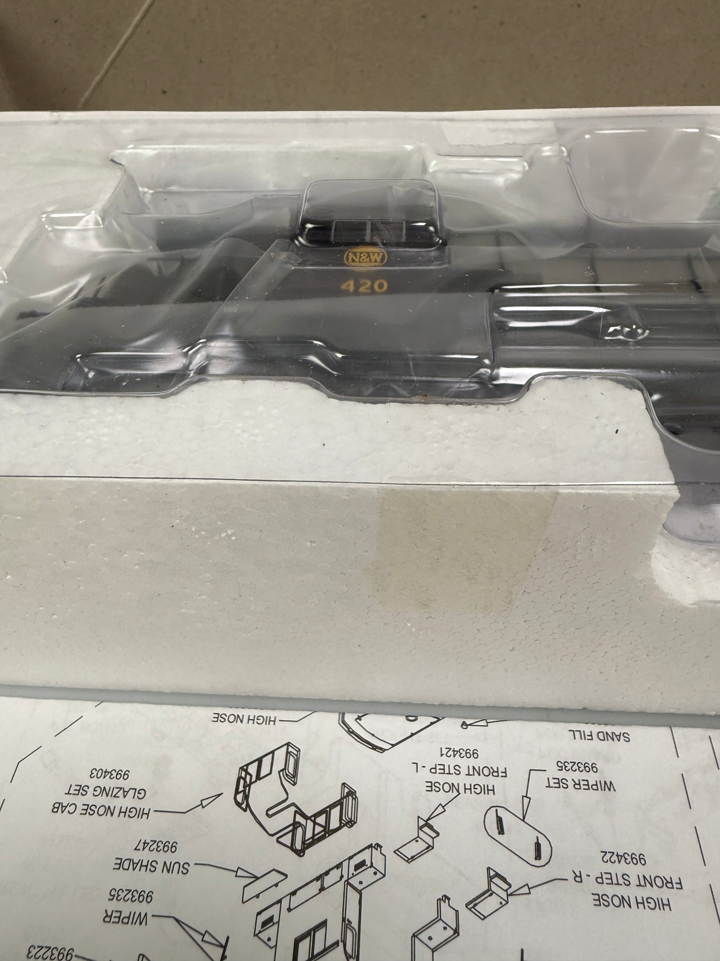 Atlas Silver 10000 550 HO C420 Norfolk Western - Road 420 Locomotive