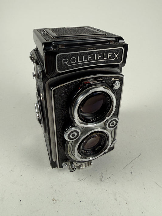 Rolleiflex 3.5A TLR Medium Format Camera w/75mm f3.5 Zeiss Opton tessar