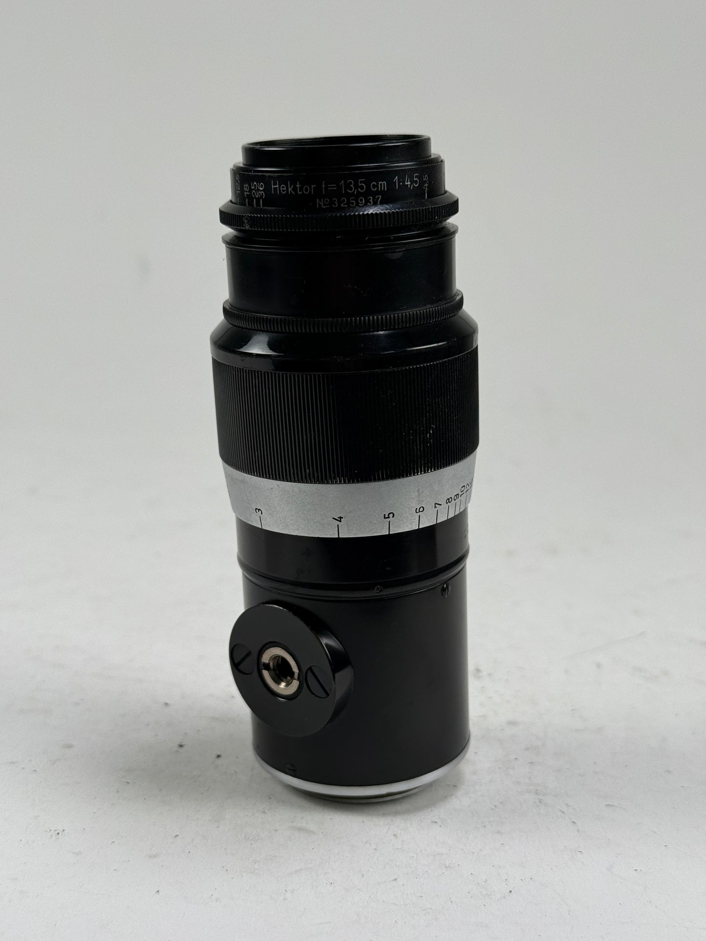 Leica 13.5cm (135mm) f4.5 Hektor LTM M39 Lens Black/Chrome