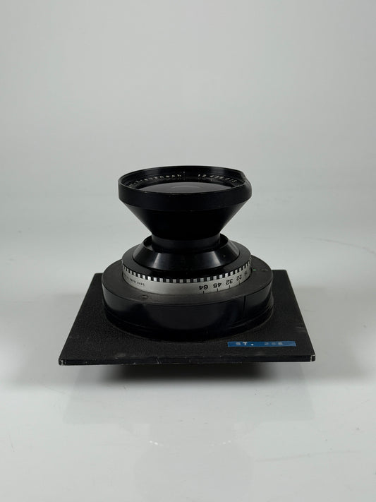 Schneider 121mm f8 super angulon Large Format Lens sinar DB Board