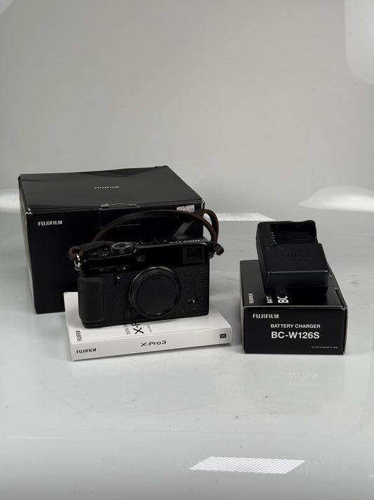Fujifilm Fuji X-Pro3 26.1MP Mirrorless Digital Camera Body Black