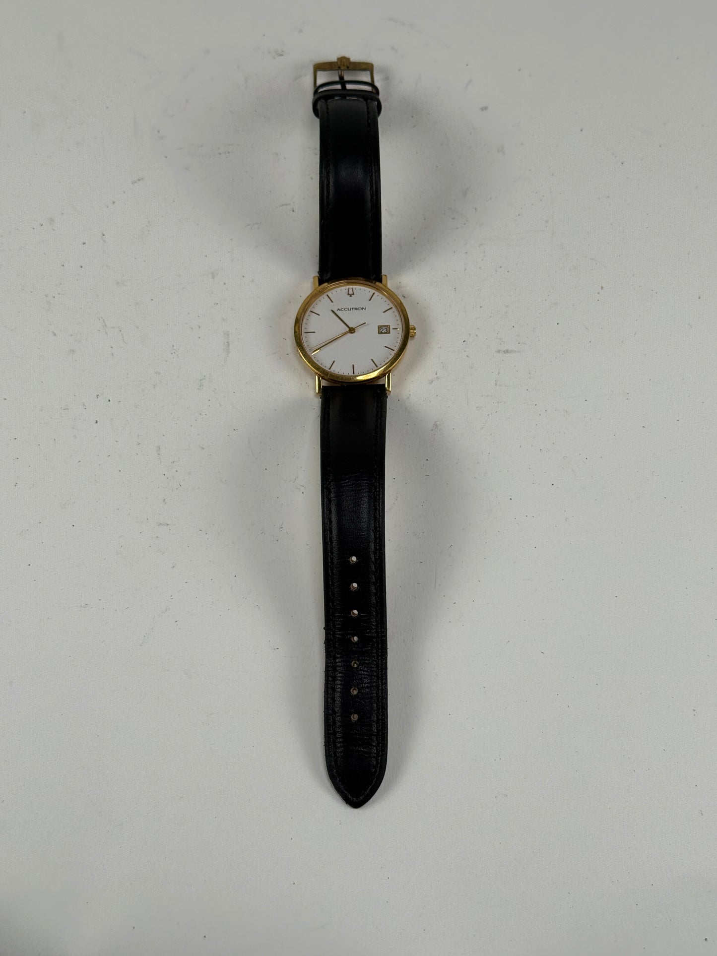 Vintage BULOVA Accutron A3 sapphire crystal watch gold tone