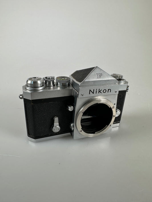 Nikon F Chrome Nippon Kogaku body prism eye level finder SN:640xxxx