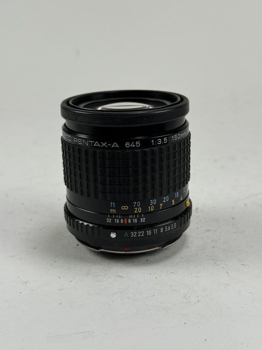 SMC Pentax A 645 150mm F3.5 MF Telephoto Lens for 645 N NII