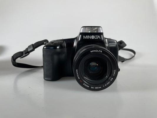 Minolta Maxxum 5000i 35mm Camera W/ Minolta 35-80MM Lens