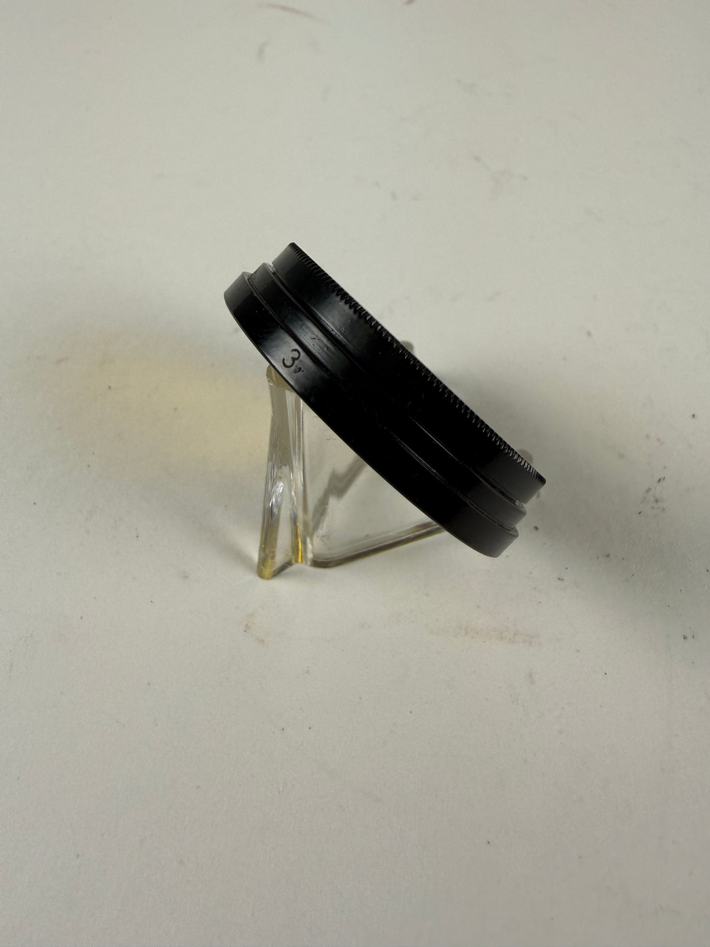 Leitz Leica Black A36 Yellow 3 Contrast Camera Lens Filter - Summitar push on 36mm