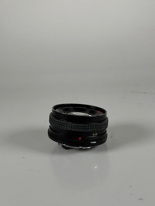 Konica 40mm f1.8 Hexanon AR AE Lens