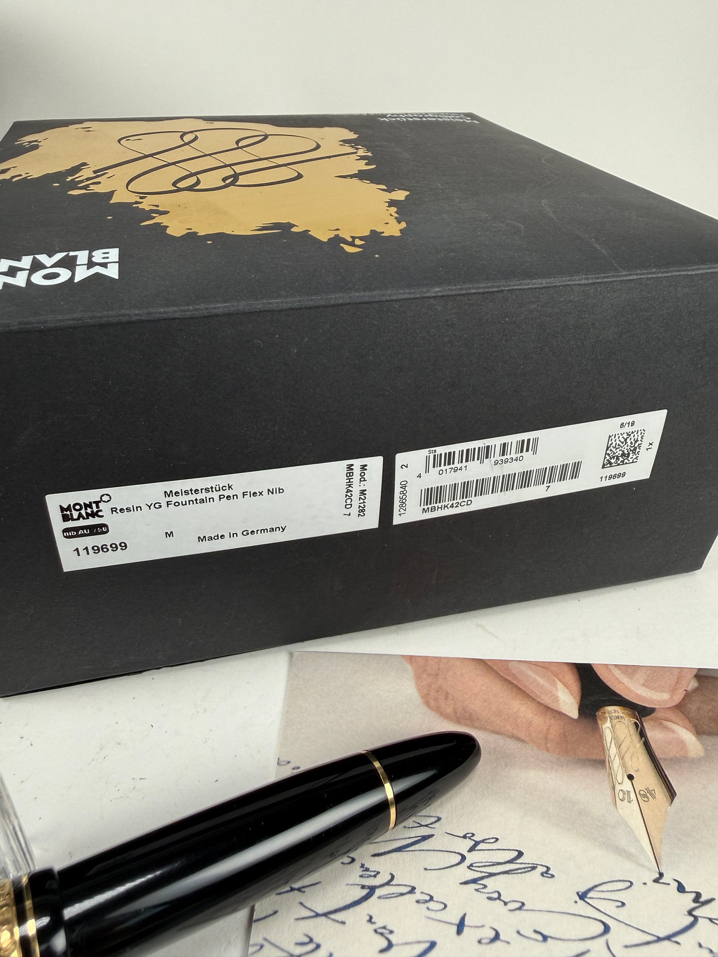 Rare Montblanc Meisterstück 149 Resin Flex Nib Fountain Pen 119699 M21282
