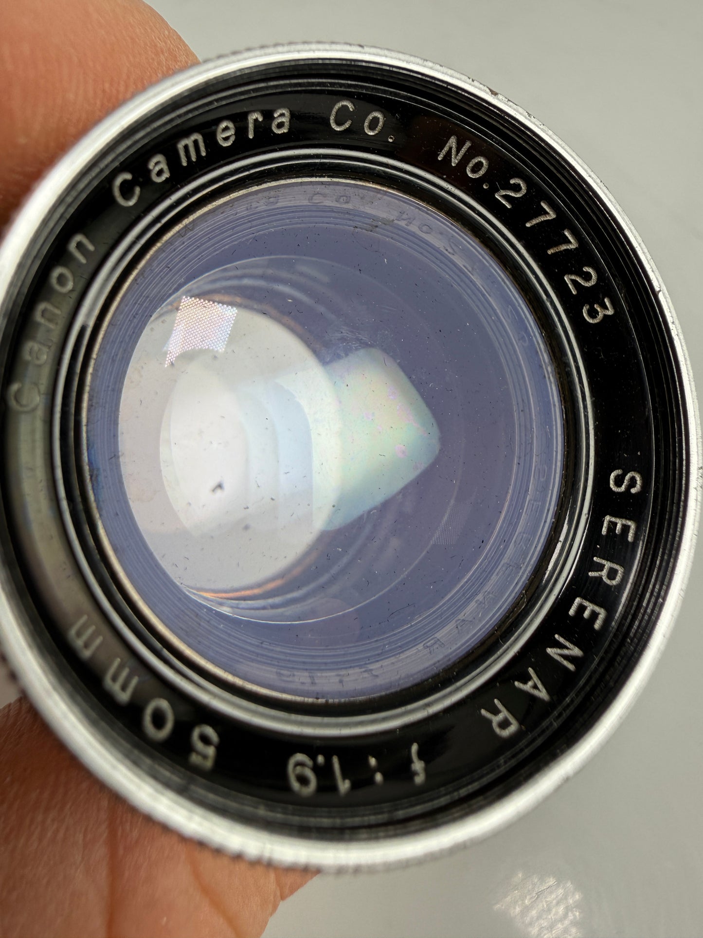 Canon Rangefinder RF 5cm 50mm f1.9 Serenar Leica SM