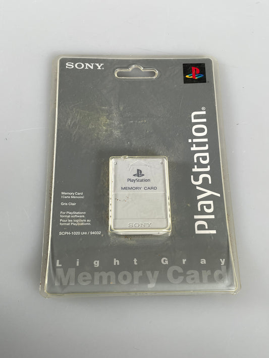 Sony Computer Entertainment Memory Card Gray Ps Playstation SCPH-1020 UHI