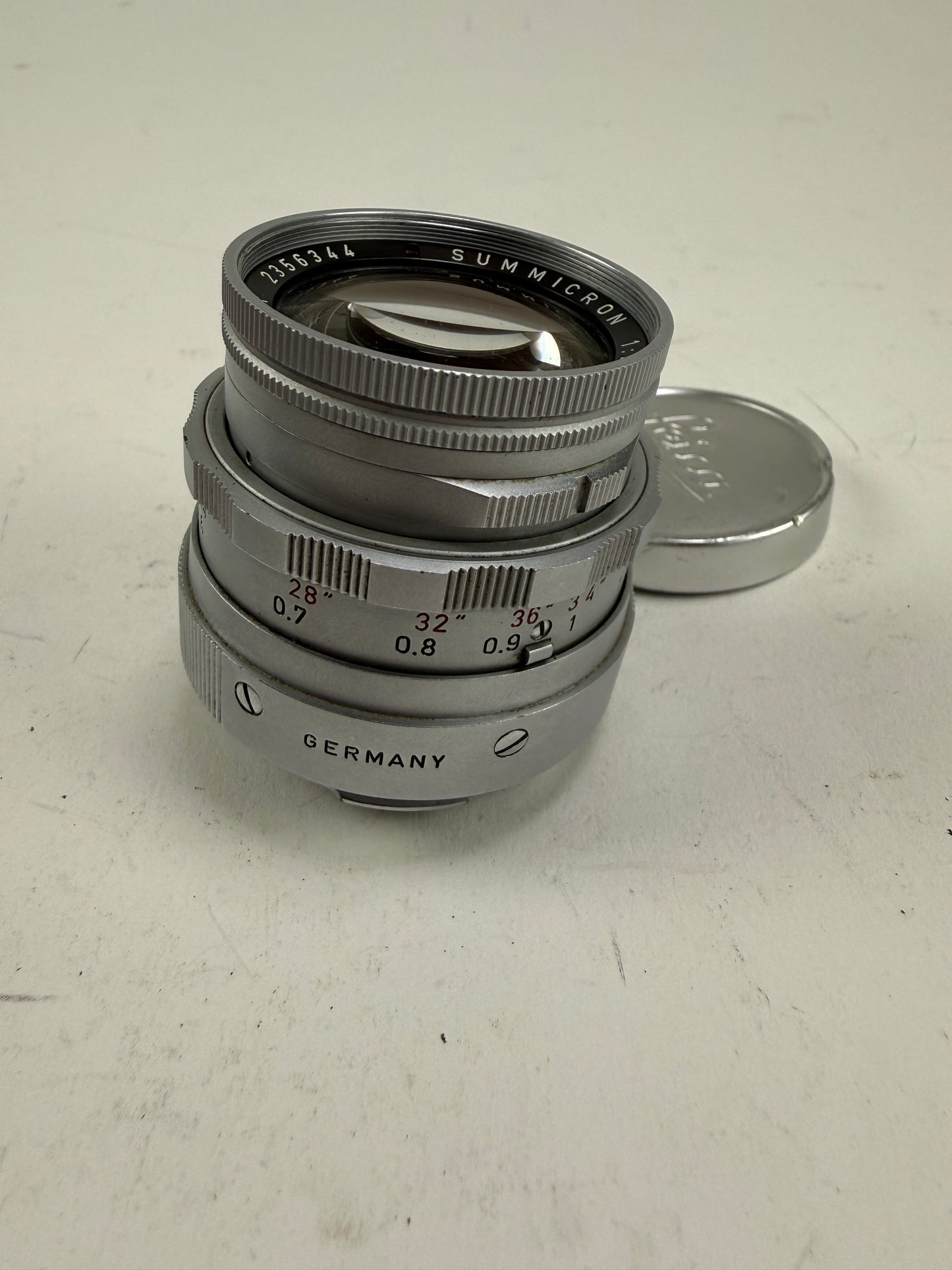 Leica Leitz Wetzlar Summicron-M 50mm F2 Dual Range DR Lens Rigid 235xxxx for M2-R