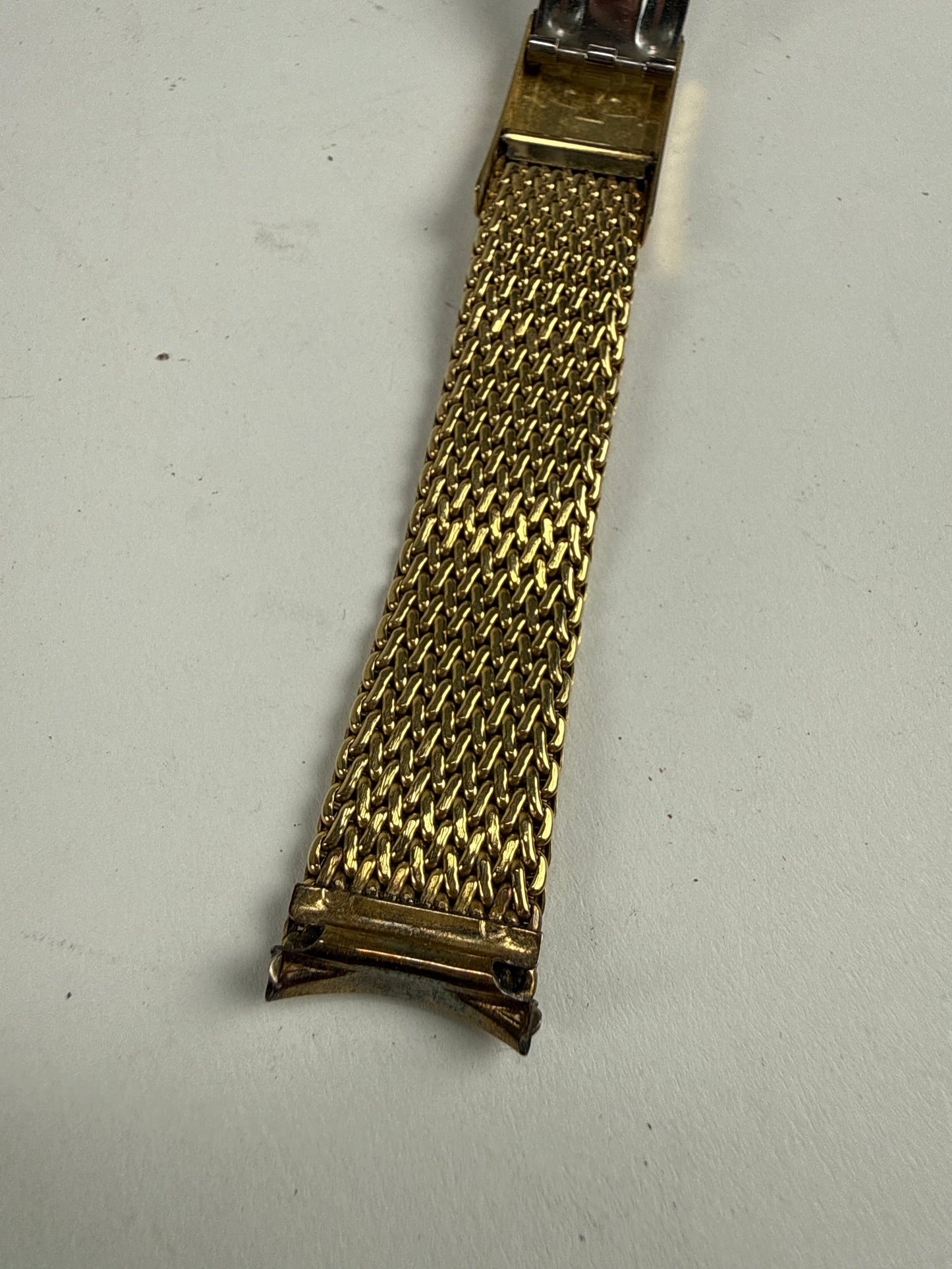 Omega Champion mesh bracket 22mm 1/20 10k Gold filled for watch