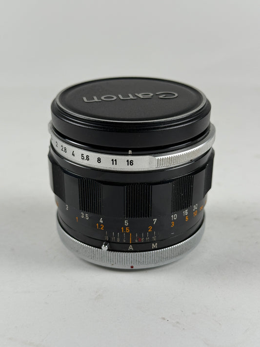 Canon FL 55mm F1.2 MF Standard Prime Lens for FD Mount