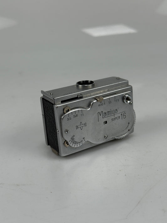 Mamiya 16 Super Spy Camera, Leather Case