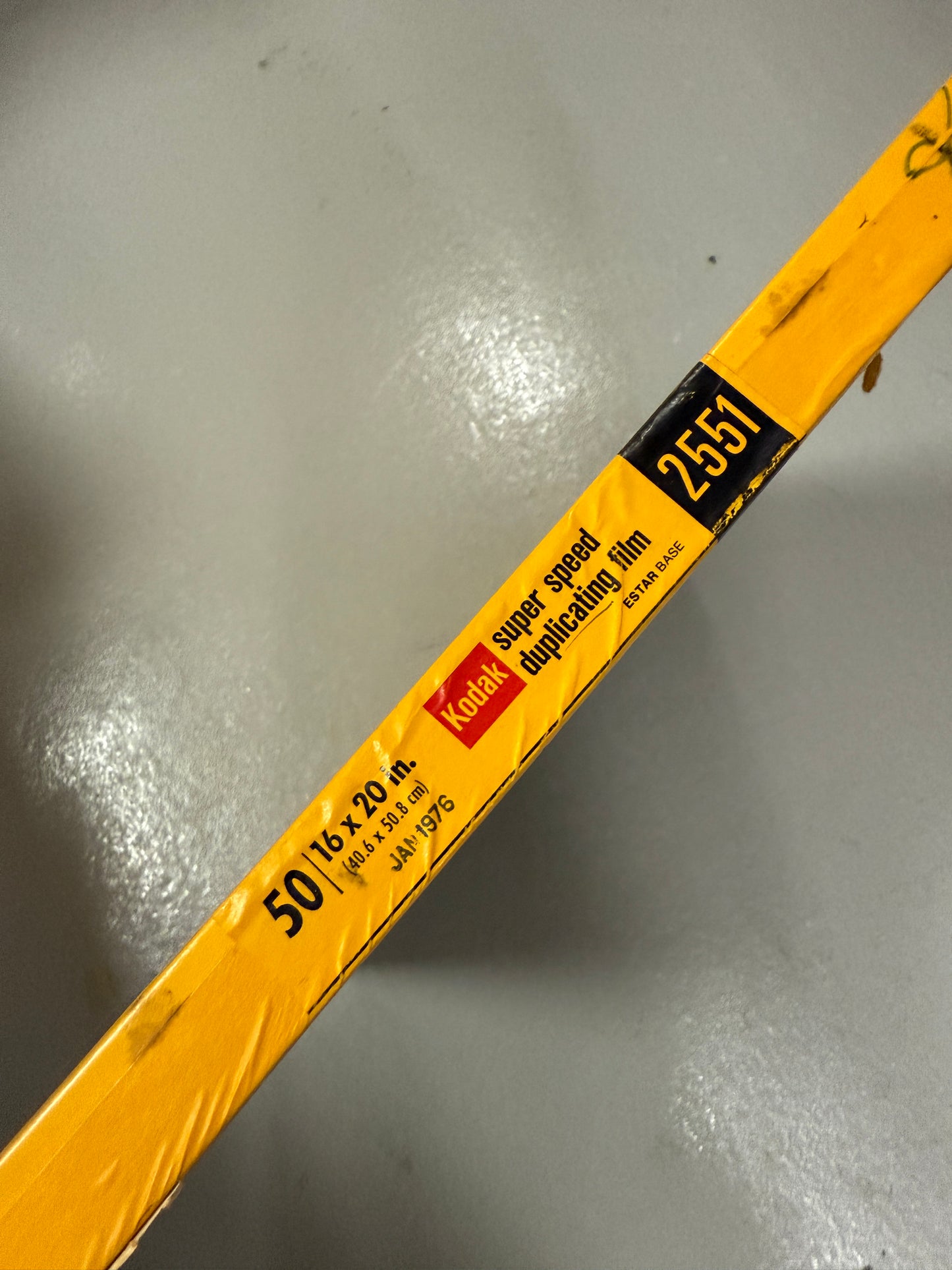 Expired 16x20 RARE KODAK high speed duplicating Large Format Film 50 Sheets 2551