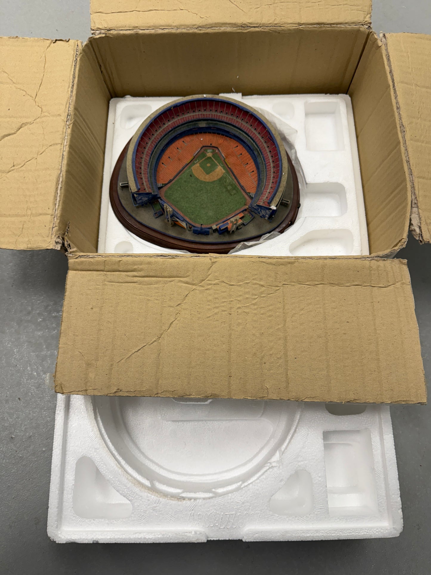 Danbury Mint Stadium MLB Night Game at NY Mets Shea Stadium Baseball Lighted