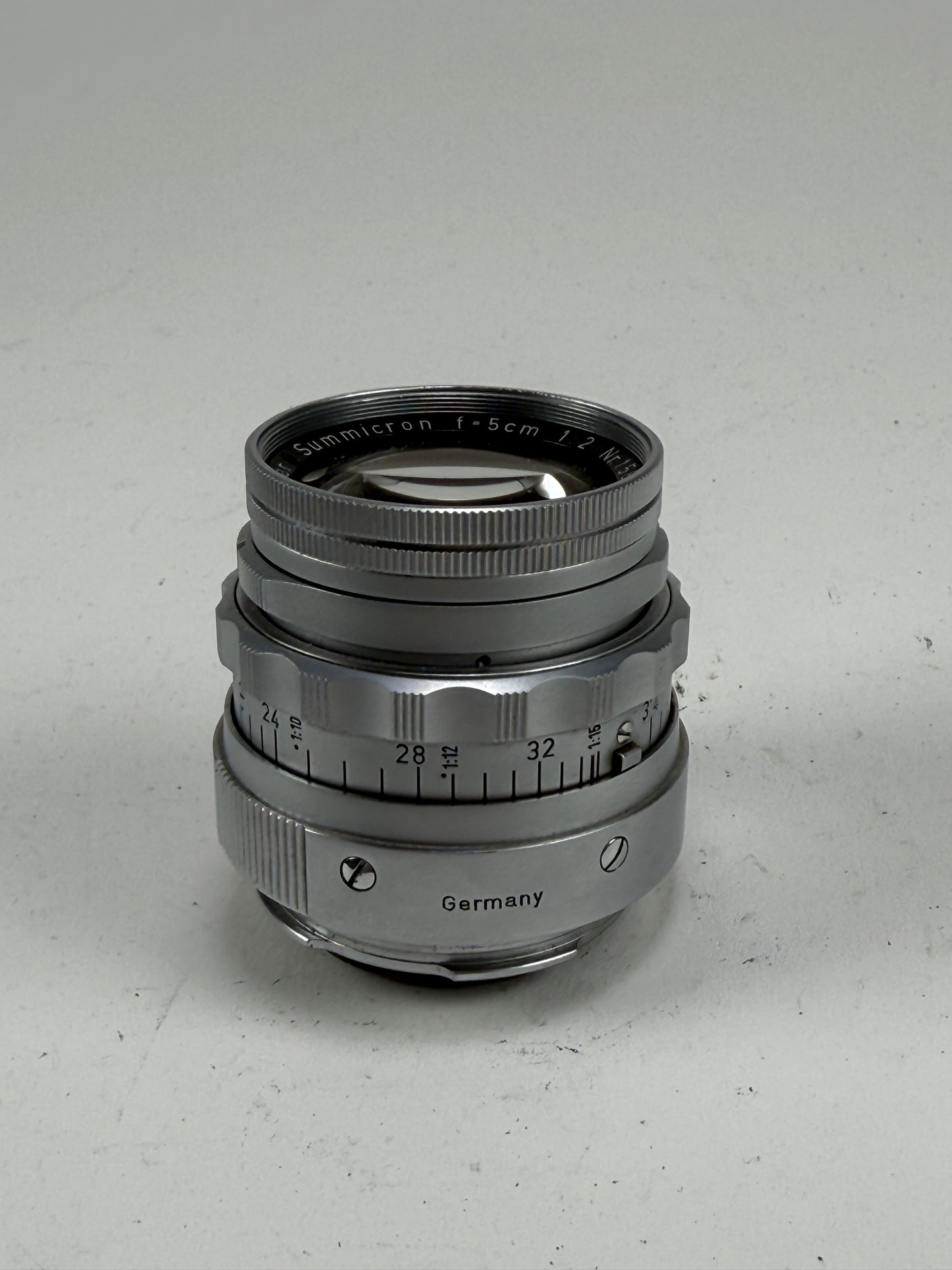 Leica Leitz Wetzlar Summicron-M 50mm F2 Dual Range DR f2 Lens Rigid
