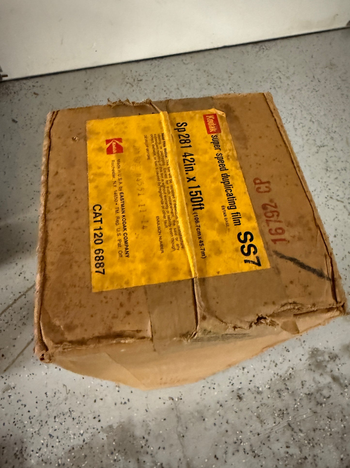 Kodak Super Speed Duplicating Film SS7 SP281 42’x150” RARE