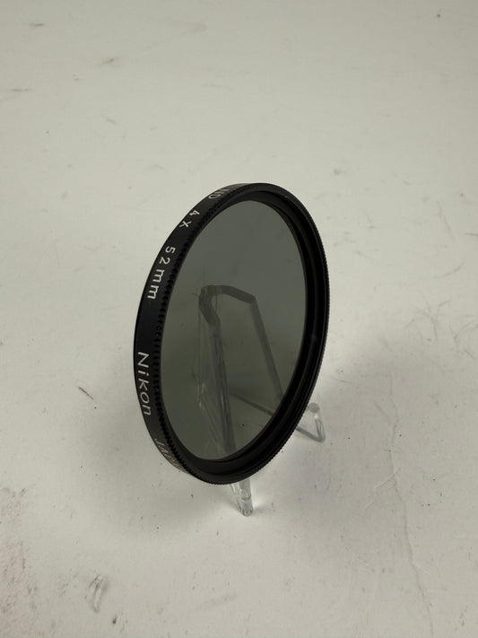Nikon 52mm ND 4x lens filter neutral density
