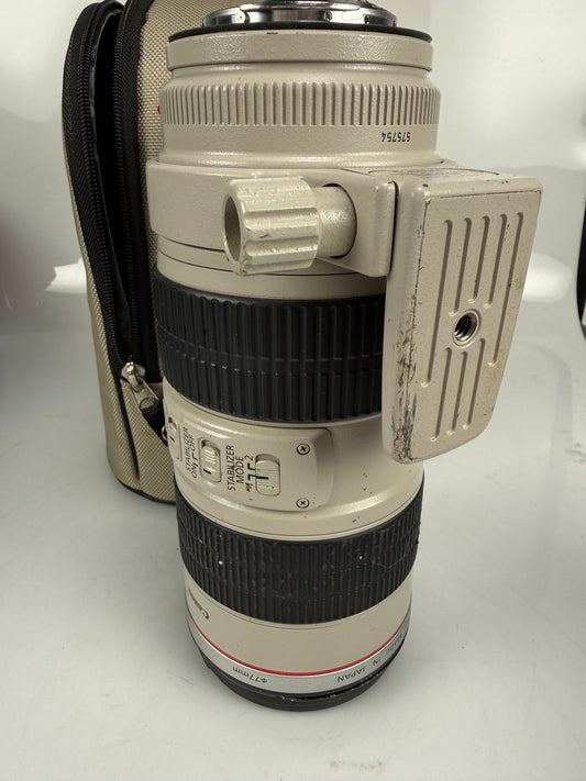 Canon EF 70-200mm f2.8 L IS USM Lens