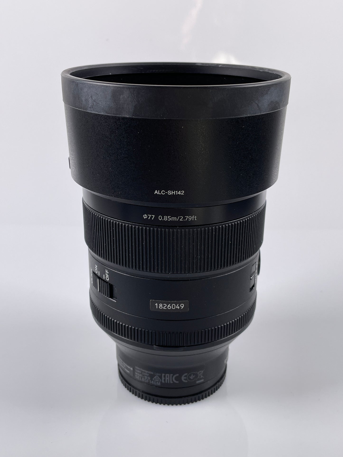 Sony FE 85mm f1.4 GM Full-Frame Prime G-Master Lens