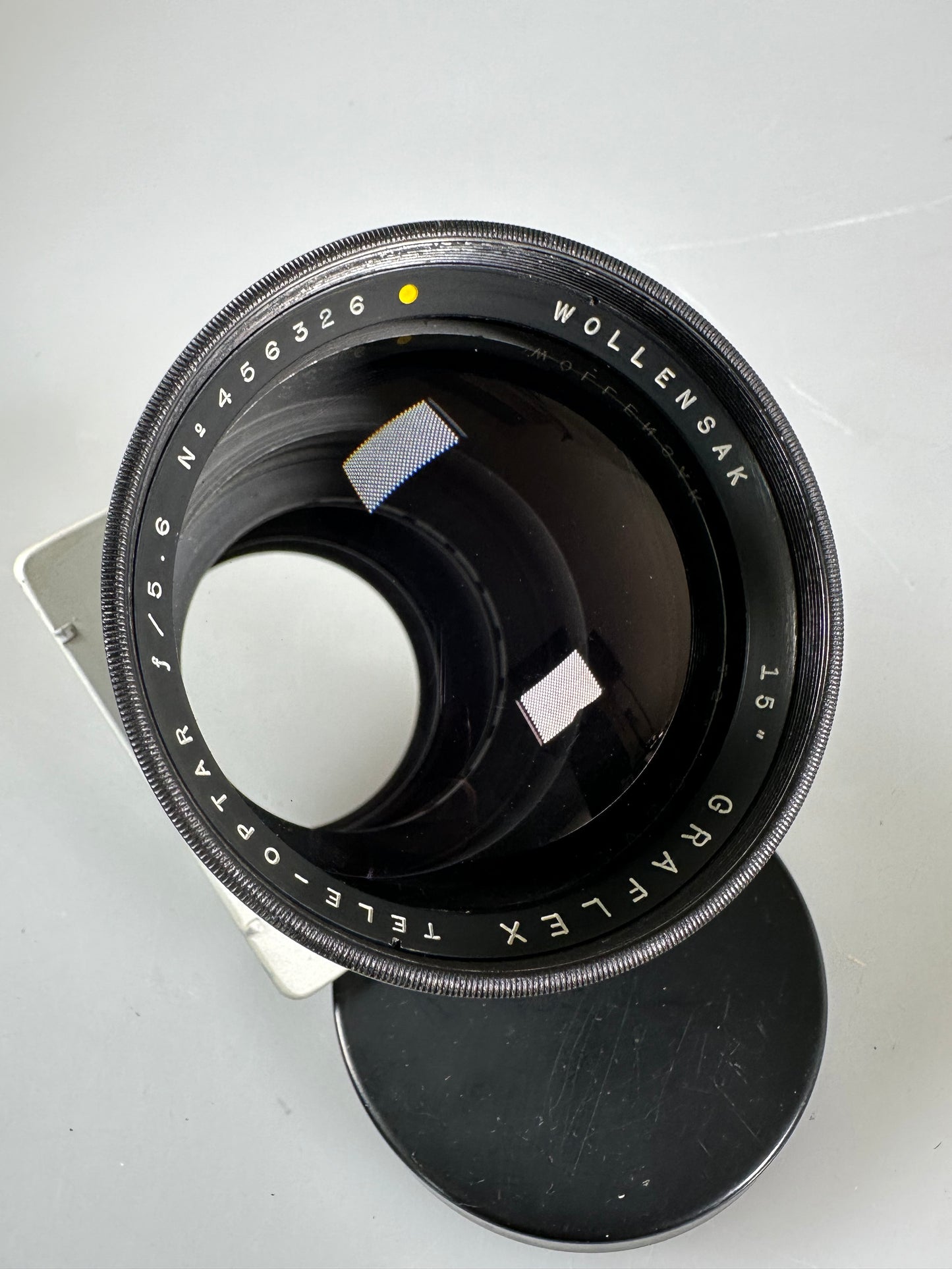 Wollensak Graflex Telephoto Tele Optar 15" inch (380 mm ) F5.6 on board