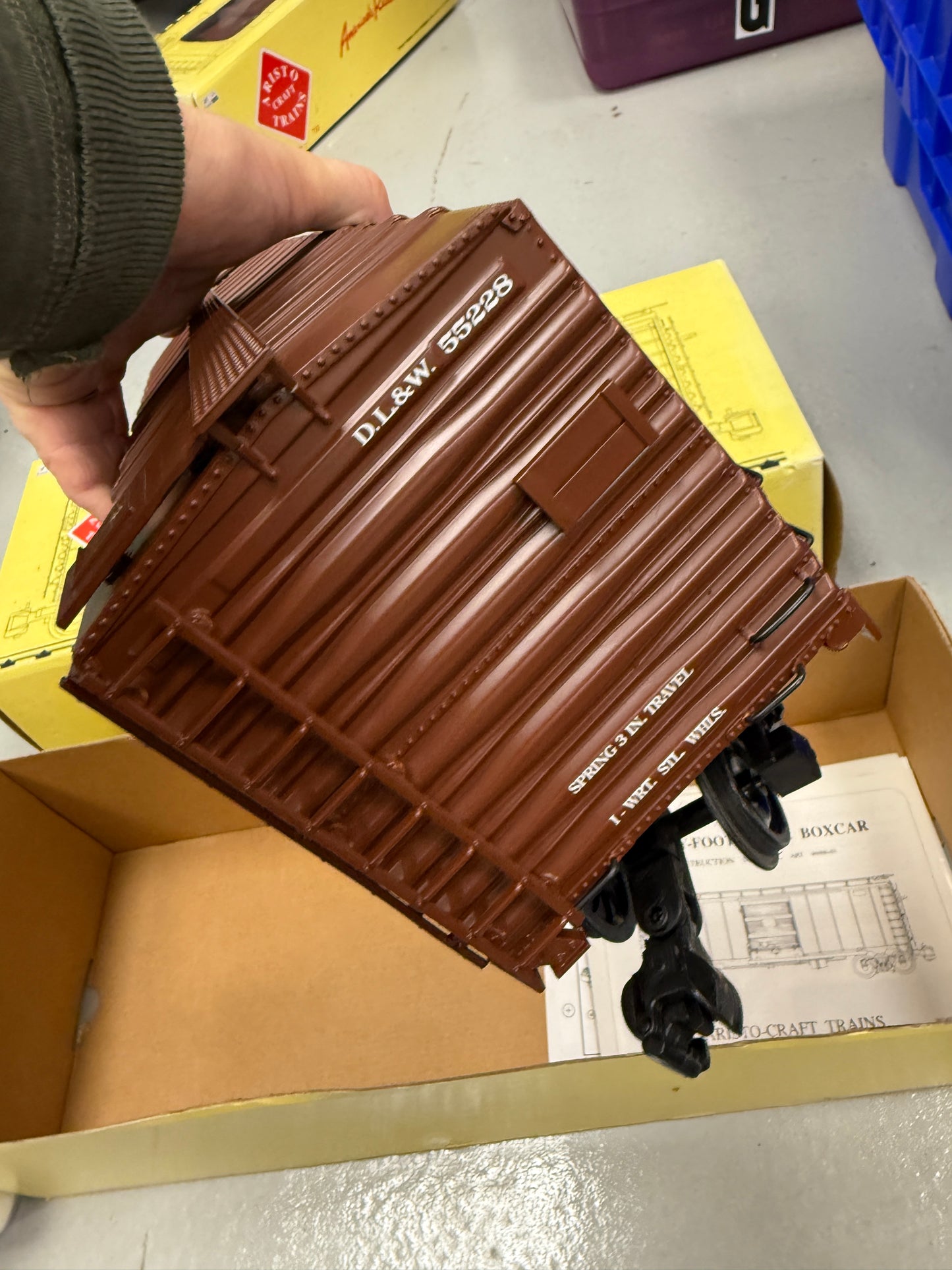 Aristo-Craft REA-46012 Lackawanna "Route of the Phoebe" Boxcar 1:29 G-Gauge