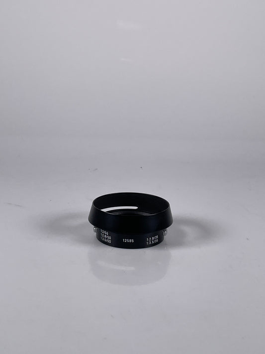Leica Leitz Wetzlar 12585 Summicron Metal Lens Hood 50mm 35mm f/2 f/2.8 f/3.5