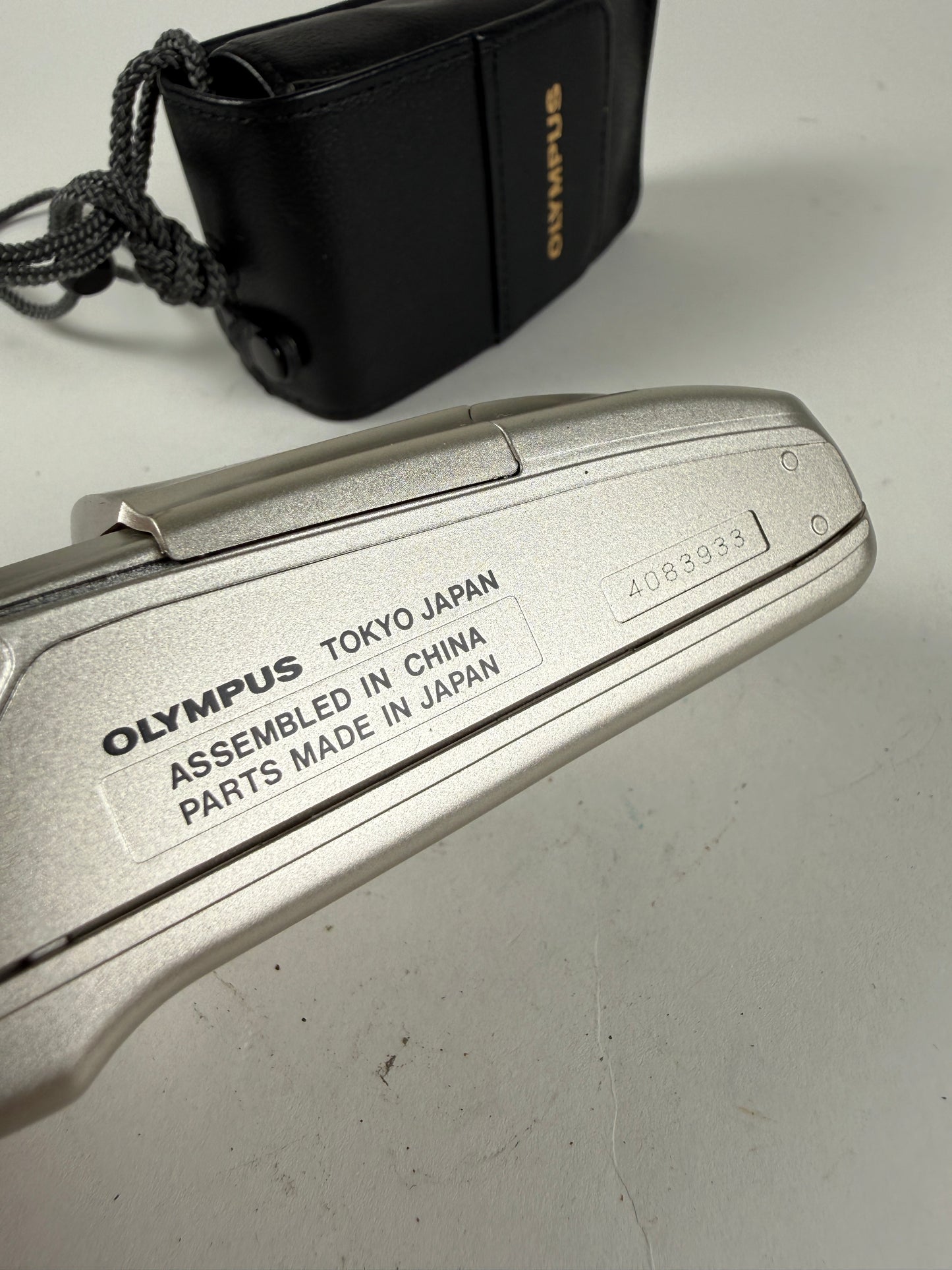 Olympus Stylus Epic DLX MJU II 35mm point and shoot p&s film camera 35mm f2.8 chrome/silver