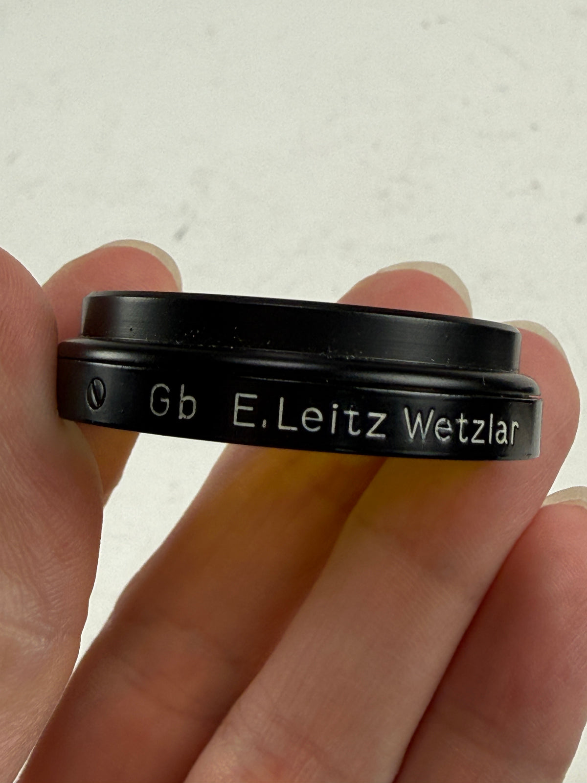 Leitz Leica Black A36 Yellow GB Veri Contrast Camera Lens Filter - Summitar push on 36mm