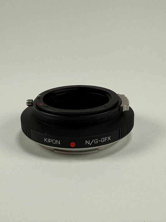 KIPON Adapter for Nikon G Mount Lens to Fuji G GFX Medium Format Camera