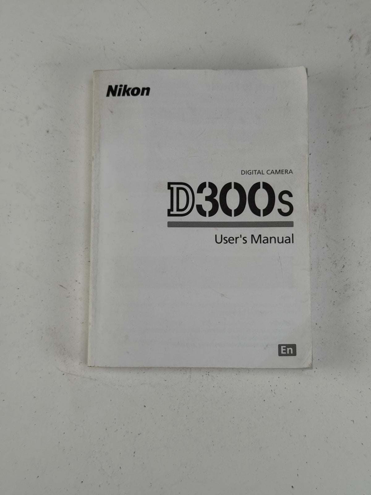 Nikon D300s Instruction Owners Manual Book English
