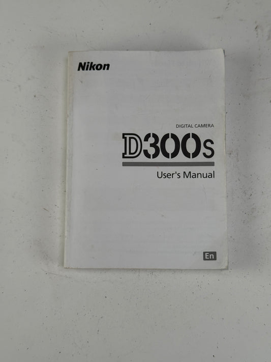 Nikon D300s Instruction Owners Manual Book English